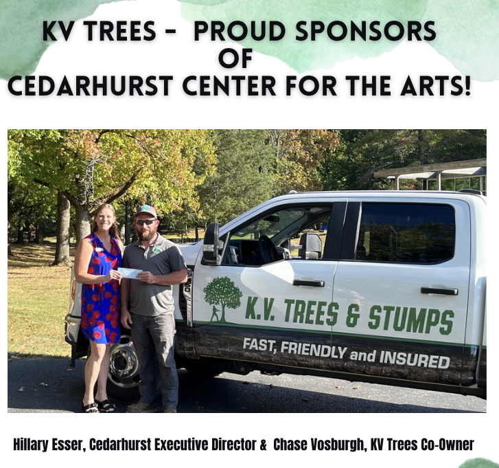 KV Trees community outreach efforts include being a proud supporter of Cedarhurst Center for the Arts.